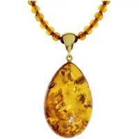 Ostsee-Schmuck Kette ohne Anhänger "- Danielle - Bernstein -" Gr. 60, braun (braun, bernsteinfarben), Halsketten, Damen, 60, Bernstein, Kette ohne Anhänger