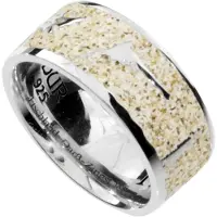 Ostsee-Schmuck Fingerring "- Fischland-Darß-Zingst - Silber 925/000 -" Gr. 62, silber (silber 925, silberfarben, weiß), Fingerringe, Damen, 62, Fingerring