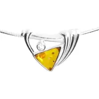 Ostsee-Schmuck Halsreif "Halsreif mit Anhänger Gleiter-Verna" Gr. 42, silber (weiß, neutral), Halsketten, Damen, 42cm, Silber 925 (Sterlingsilber), L: 42, Halsreif