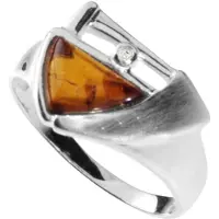 Ostsee-Schmuck Fingerring "Ring Adeline Ring Adeline" Gr. 54, silber (weiß, neutral), Fingerringe, Damen, 54 (17,2), Silber 925 (Sterlingsilber), Fingerring