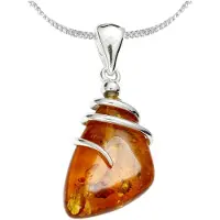 Ostsee-Schmuck Kette mit Anhänger "Kette mit Anhänger Danica" Gr. 45, silber (weiß, neutral), Halsketten, Damen, 45cm, Silber 925 (Sterlingsilber), L: 42, Kette mit Anhänger