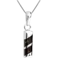Ostsee-Schmuck Kette mit Anhänger - Karoline - Silber 925/000 - Bernstein Silber
