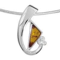 Ostsee-Schmuck "Halsreif mit Anhänger Gleiter-Dagny"