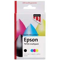 Quantore - Tintenpatronen-Alternative für T071540 Schwarz + Farbe