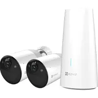 Ezviz BC1-B2 - Video-Überwachungssystem mit 2 akkubetriebenen FULL HD WLAN-Überwachungskameras