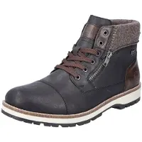 Rieker Herrenschuhe Warmfutter Schnürstiefel Schwarz Freizeit