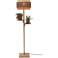 Good&Mojo Stehlampe Bhutan 40x25 schwarz/natur