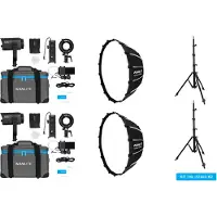 Nanlite Forza 60 II LED Dual Kit (mit Stativ und Softbox)