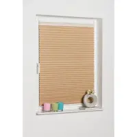 K-Home Doppelplissee "Prato" Gr. 3, beige (creme, sand), B:60cm H:130cm, Obermaterial: 100% Polyester, Plissees, Doppelplissee, Tageslicht + Verdunklungsstoff