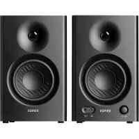 Edifier MR4 Aktive Studio-Monitore 2.0 (Paar) | 42W RMS | Präziser Nahfeld-Sound | Schwarz
