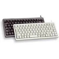 Cherry Compact keyboard, Combo (USB + PS/2), ES, Kabelgebunden, USB + PS/2, QWERTY, Schwarz