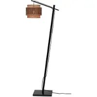 Good&Mojo Stehlampe Bhutan Bambus 25x20 Schwarz