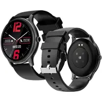 TelForceOne smartwatch MXSW-100 Schwarzmatt Herren für Android iOS Fitness Schrittzähmler Sport
