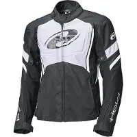 Held Baxley Top wasserdichte Motorrad Textiljacke, schwarz/weiß, Long 2XL