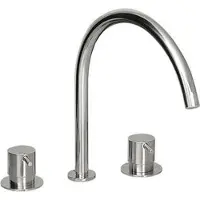Vola Dreiloch-Zweigriffmischer KV15, chrom hochglanz, KV15-16