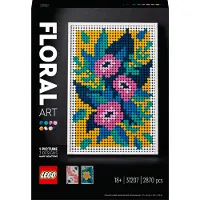 LEGO 31207 ART Blumenkunst, 3-in-1 Blumen-Dekorationsset, Bastel Set, Wandschmuck, DIY botanische Zimmer-Deko, Walndbilder fürs Wohnzimmer, kreative Aktivität für Erwachsene