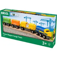 BRIO Güterzug Mit Drei Waggons (33982)