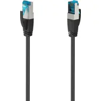 Hama 00200680, 1,5 m, Cat6a, S/FTP (S-STP), RJ-45, RJ-45, Schwarz