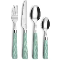 Big Buy Cooking Amefa Paille Besteck Set 24 Stück Metall Bicolour (25 cm)
