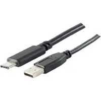 Shiverpeaks BS77143-1.0, 1 m, USB C, USB A, USB 2.0, 0,48 Gbit/s, Schwarz