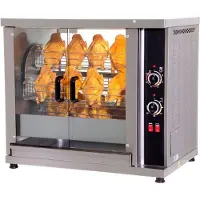 CombiSteel Hähnchengrill Elektro 3 Spieße