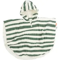 Done by Deer Poncho Gots Stripes Bademantel