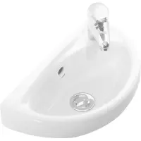 Boss & Wessing Keramik Waschbecken Handwaschbecken 39x23 cm Weiß