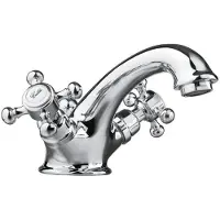Sapho ANTEA Waschtischarmatur mit Ablaufgarnitur 65mm Chrom