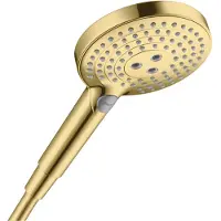 Hansgrohe Raindance Select S Handbrause 120 3 jet, 26530990, Farbe: Polished Gold Optic