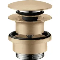 Hansgrohe Ablaufgarnitur Push Open, 50100140, Farbe: Bronze gebürstet