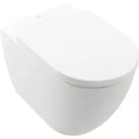Villeroy & Boch Subway 3.0 Tiefspül-WC, freistehend, oval, spülrandlos, TwistFlush, 370x595x400mm, 4671T001, Farbe: weiß-alpin