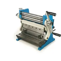 HBM 305 mm Blechbearbeitungsmaschine, Maschine zum Schneiden, Biegen, Rundbiegen / Walzen von Blechen