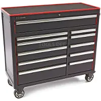 OEM Werkzeugwagen mit 11 Schubladen, 111 cm, schwarz