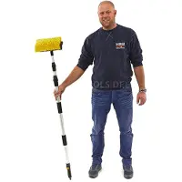 HBM 3 Meter Teleskop-Waschbürste mit Wasseranschluss