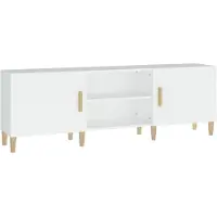 vidaXL TV-Schrank Weiß 150x30x50 cm Holzwerkstoff
