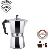 Big Buy Cooking Cafetera Italiana EDM Aluminium 6 Tassen