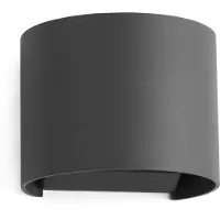 Faro 70687, Wandbeleuchtung für den Außenbereich, Dunkles Grau, Aluminium, IP54, I, 3 W