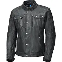 Held Starien Motorrad Lederjacke, schwarz, 54