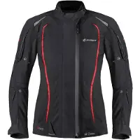 Germot Textiljacke MotoQueen Damen, schwarz/rot - Größe 52D
