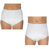 Suprima 1245 Baumwoll-Slip unisex weiß Gr. 36, 1 Stück