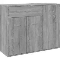 vidaXL Sideboard Grau Sonoma 88x30x70 cm Holzwerkstoff