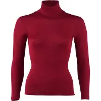 Engel - Women's Damen-Rolli L/S - Seidenunterwäsche Gr 34/36 rot