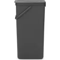 Brabantia SORT & GO RECYCLE BIN, 40 l, Rechteckig, Grau, 267 mm, 341 mm, 620 mm