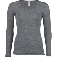 Engel - Damen-Shirt L/S - Alltagsunterwäsche Gr 42/44 grau