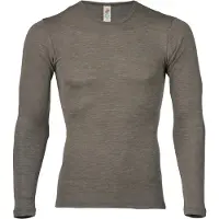Engel - Unterhemd L/S - Merinounterwäsche Gr 46/48 braun