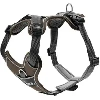 Hunter Geschirr Divo Braun/Grau L-XL