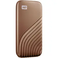 Western Digital My Passport SSD, 1 TB Solid State Drive, 1050MB/s, Gold
