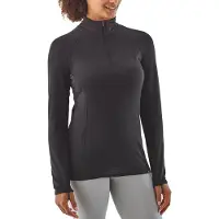 Patagonia - Women's Capilene Thermal Weight Zip Neck - Kunstfaserunterwäsche Gr S schwarz