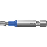 Wiha Bit Set T-Bit 50 mm TORX (T10) 5-teiliges Set 1/4 zoll E6,3 in Box - 41643
