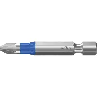 Wiha Bit Set T-Bit 50 mm Pozidriv (PZ2) 5-teilges Set 1/4 zoll E6,3 in Box - 41641
